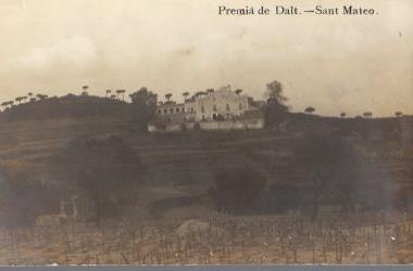 POSTAL PV05947: Vista de Sant Mateo en Premia de Mar