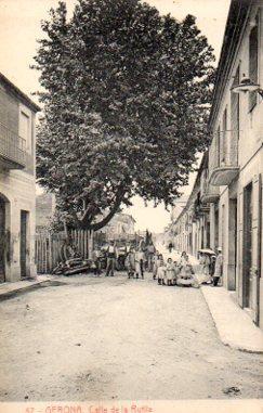 POSTAL PV05919: Calle de la Rutlla en Gerona