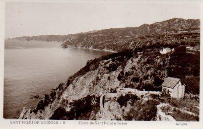 POSTAL PV06031: Vista de la Costa de San Feliu a Tossa de Mar, Sant Feliu de Guixols