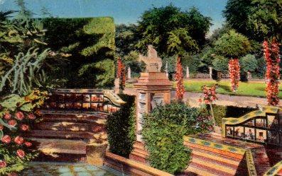 POSTAL PV05989: Glorieta del Quijote. Exposicion Ibero-Americana en Sevilla