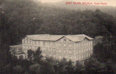 POSTAL PV06013: Vista del Hotel Martin en Sant Hilari Sacalm