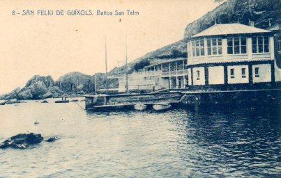 POSTAL PV06012: Baños San Telm en San Feliu de Guixols