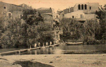 POSTAL PV06186: La Passera sobre el rio Fluvia, S. Pere Pescador