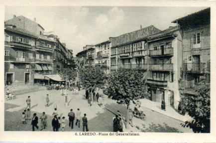 POSTAL PV06366: Laredo. Vista Plaza del Generalisimo