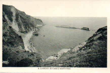 POSTAL PV06368: Laredo. El Canto y muelle viejo