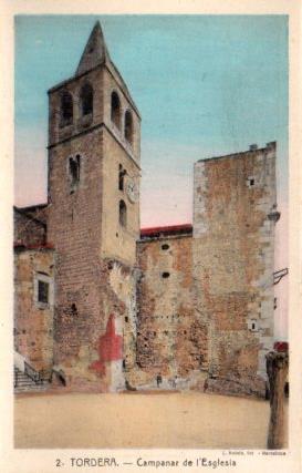 POSTAL PV06377: Tordera. Campanar de l'Esglesia (ver descripcion)