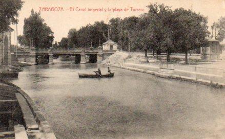 POSTAL PV06357: Canal Imperial y la playa de Torrero, Zaragoza