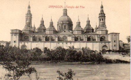 POSTAL PV06344: Vista Templo del Pilar, Zaragoza