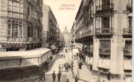 POSTAL PV06348: Calle Alfonso I, Zaragoza
