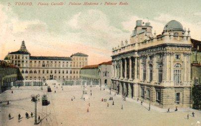 POSTAL PV06439: Torino. Piazza Castello, Palazzo Madama e Palazzo Reale