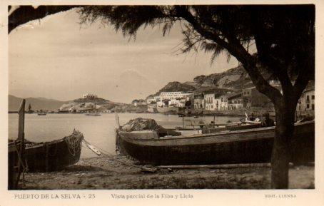 POSTAL PV06241: Vista parcial de la Riba y Lloia del Puerto de la Selva