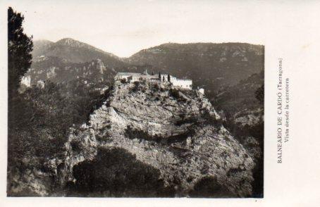POSTAL PV06247: Balneario de Cardo vista desde la carretera, Tarragona