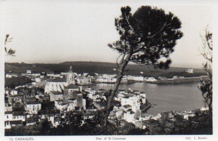POSTAL PV06252: Vista de Cadaques des d'El Colomer