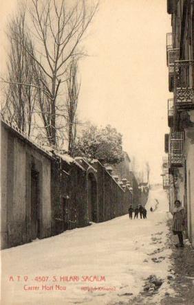 POSTAL PV06189: Carrer Hort Nou nevat, Sant Hilari Sacalm. A.T.: 4507
