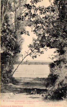 POSTAL PV06191: Cami del Pas de Dalt, vores del Fluvia, S. Pere Pescador. Foto J. Esquirol