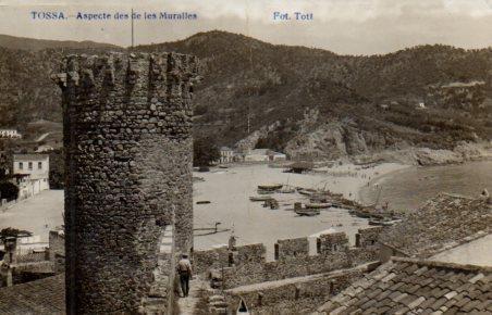 POSTAL PV06196: Tossa de Mar vista des de les Muralles