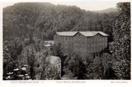 POSTAL PV06217: Hotel Martin del Balneario de Sant Hilari Sacalm