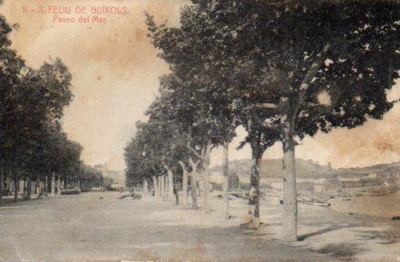 POSTAL PV06215: Paseo del Mar en S. Felilu de Guixols