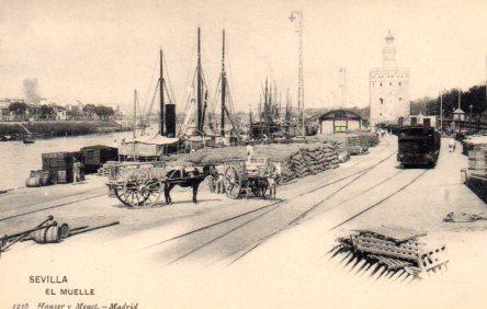 POSTAL PV06187: El Muelle de Sevilla