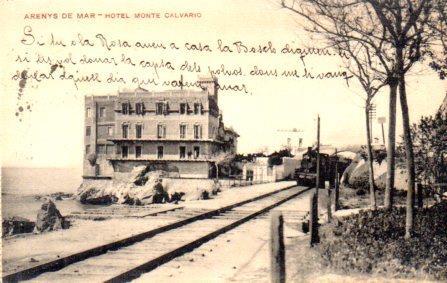 POSTAL PV06293: Hotel Monte Calvario en Arenys de Mar
