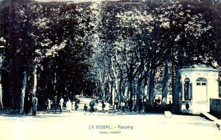 POSTAL PV06295: El Passeig de La Bisbal, Girona