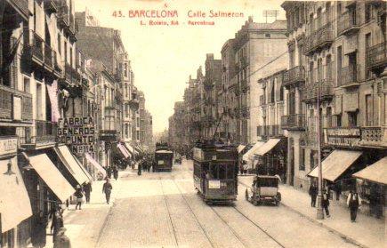 POSTAL PV06298: Calle Salmeron en Barcelona