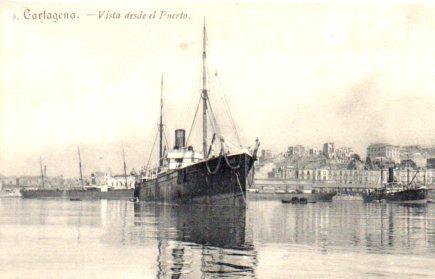POSTAL PV06306: Cartagena vista desde el Puerto (ver descripcion)