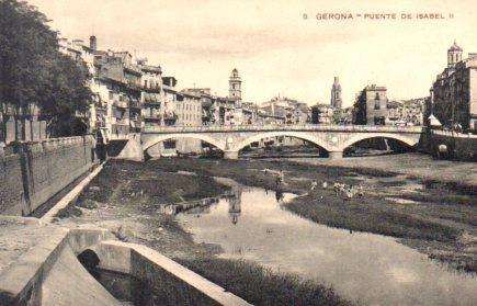 POSTAL PV06313: Puente de Isabel II en Gerona