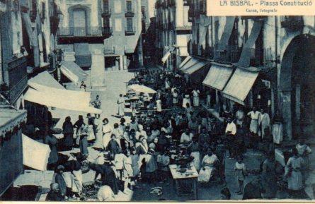 POSTAL PV06318: Plaça Constitucio de La Bisbal