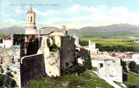 POSTAL PV06291: Vista Puerta del Socorro en Gerona