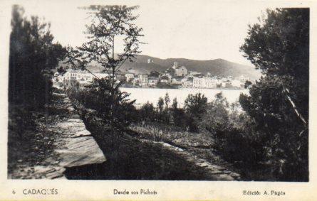 POSTAL PV06263: Vista de Cadaques desde sos Pichots
