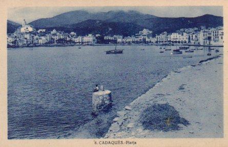 POSTAL PV06266: Cadaques platja