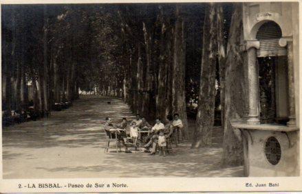 POSTAL PV06270: Paseo de Sur a Norte en La Bisbal, Gerona