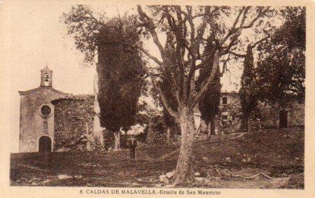 POSTAL PV06286: Ermita de San Mauricio en Caldas de Malavella