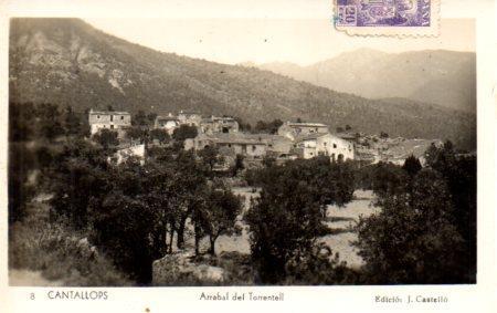 POSTAL PV06283: Arrabal del Torrentell, Cantallops
