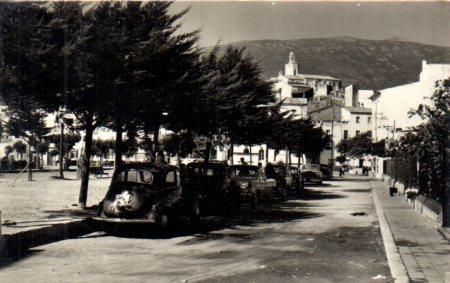 POSTAL PV06278: Coches aparcados en el Paseo del Generalisimo en Cadaques