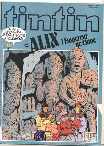 Revista Tintin num 44, año 37, 2/11/82. Alix l'Empereur de Chine