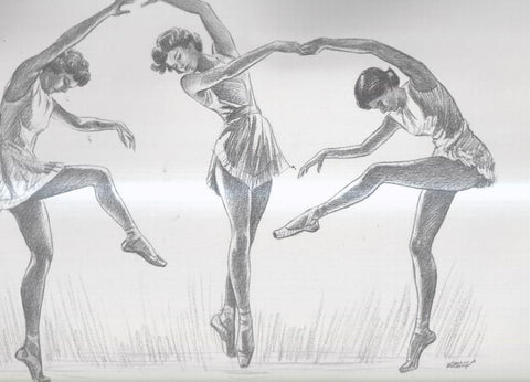 Laminas Carlos Freixas: Ballet Clasico numero 07  (Serie Estudios numero 12 )