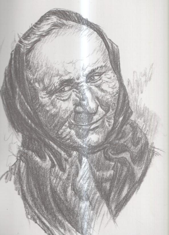Laminas Carlos Freixas: Rostros campesinos numero 02 (Serie Estudios numero 14 )