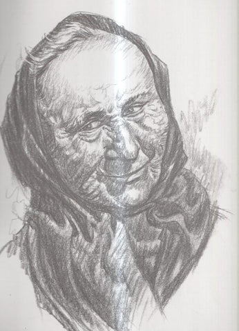 Laminas Carlos Freixas: Rostros campesinos numero 02 (Serie Estudios numero 14 )