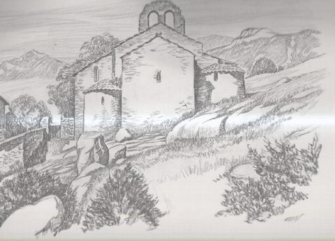 Laminas Carlos Freixas: Iglesias Romanicas Clasico numero 06 (Serie Estudios numero 21 )