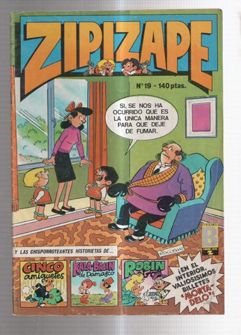 Zipi y Zape semanal numero 019 (numerado 1 en trasera)