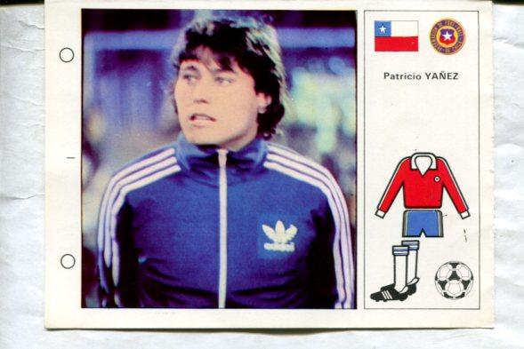 Cromo Estrellas del Mundial 82 numero 048: Patricio Yañez de Chile