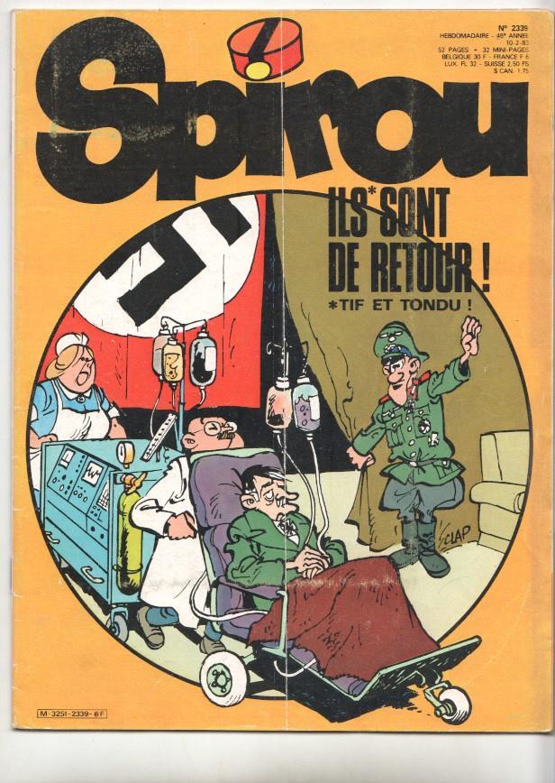 Revista Spirou num 2339, año 46, 10/2/83 - Tuf & Tuf et Modibul Vestibul