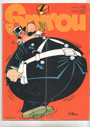 Revista Spirou num 2342, año 46, 3/3/83 - L'agent 212