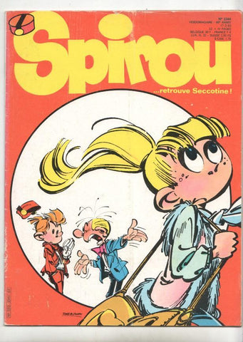 Revista Spirou num 2344, año 46, 17/3/83 - Retrouve Seccontine (Spirou & Fantasio)
