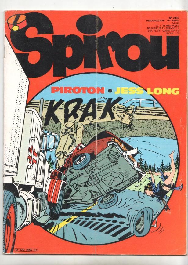 Revista Spirou num 2355, año 46, 2/6/83 - Jess Long la sherif