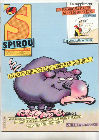 Revista Spirou num 2427, año 47, 18/10/84 - FALTA EL POSTER