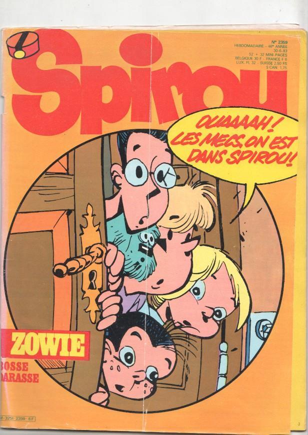 Revista Spirou num 2359, año 46, 30/6/83 - Le bande a Zowie (Safari Land)