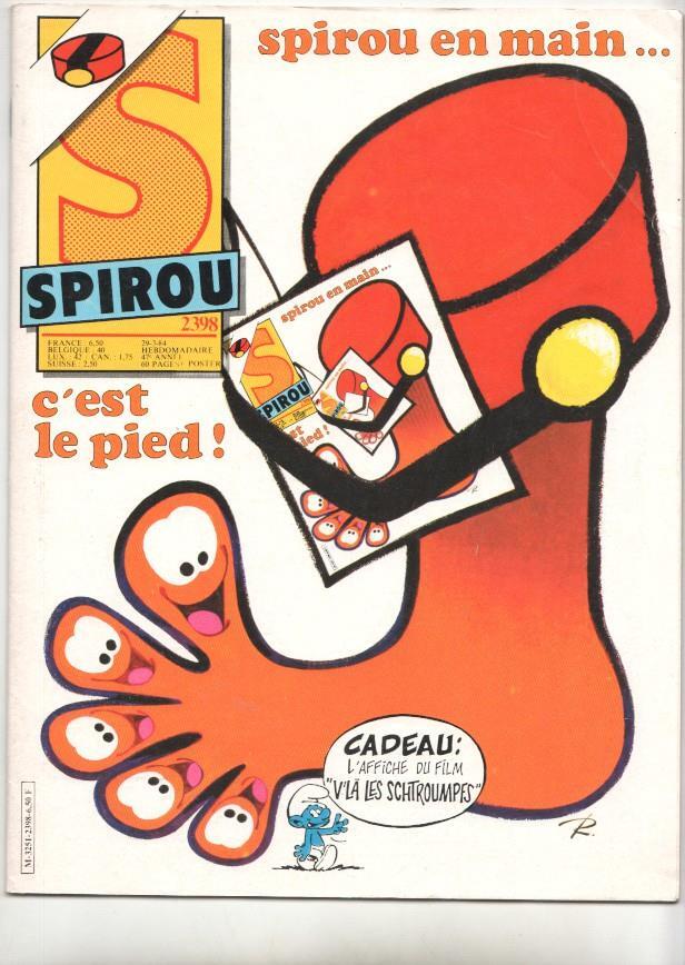 Revista Spirou num 2398, año 46, 29/3/84 - NO INCLUYE POSTER